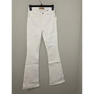 New 7 for All Mankind Highwaist Ali White Denim Flare Jeans Size 27